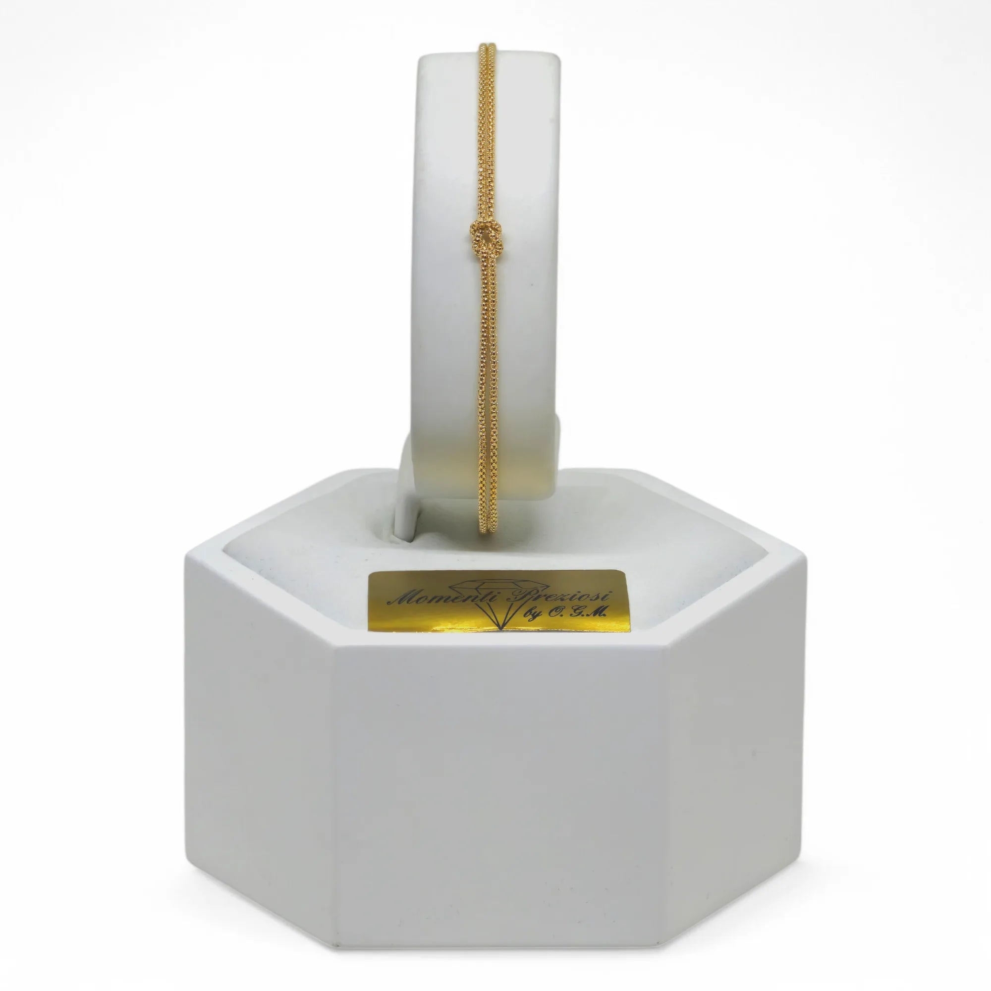 Armband aus 18 Karat 750er Gold mit feinem Unendlichkeitsknoten