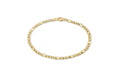18 Karat Gelbgoldarmband Flache Kette