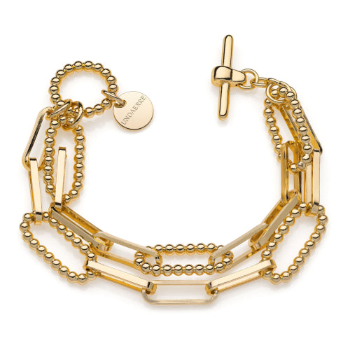 Bracciale paper clip con elementi palline Unoaerre donna 2163