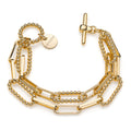 Bracciale paper clip con elementi palline Unoaerre donna 2163