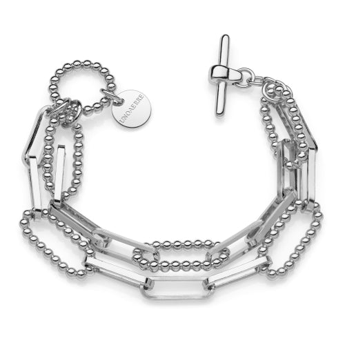 Bracciale paper clip con elementi palline Unoaerre donna 2164