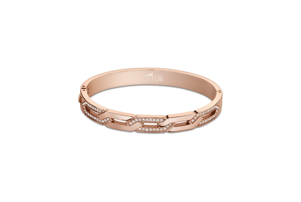 Bracciale rigido donna Lotus style acciaio rosè ls2114-2/1