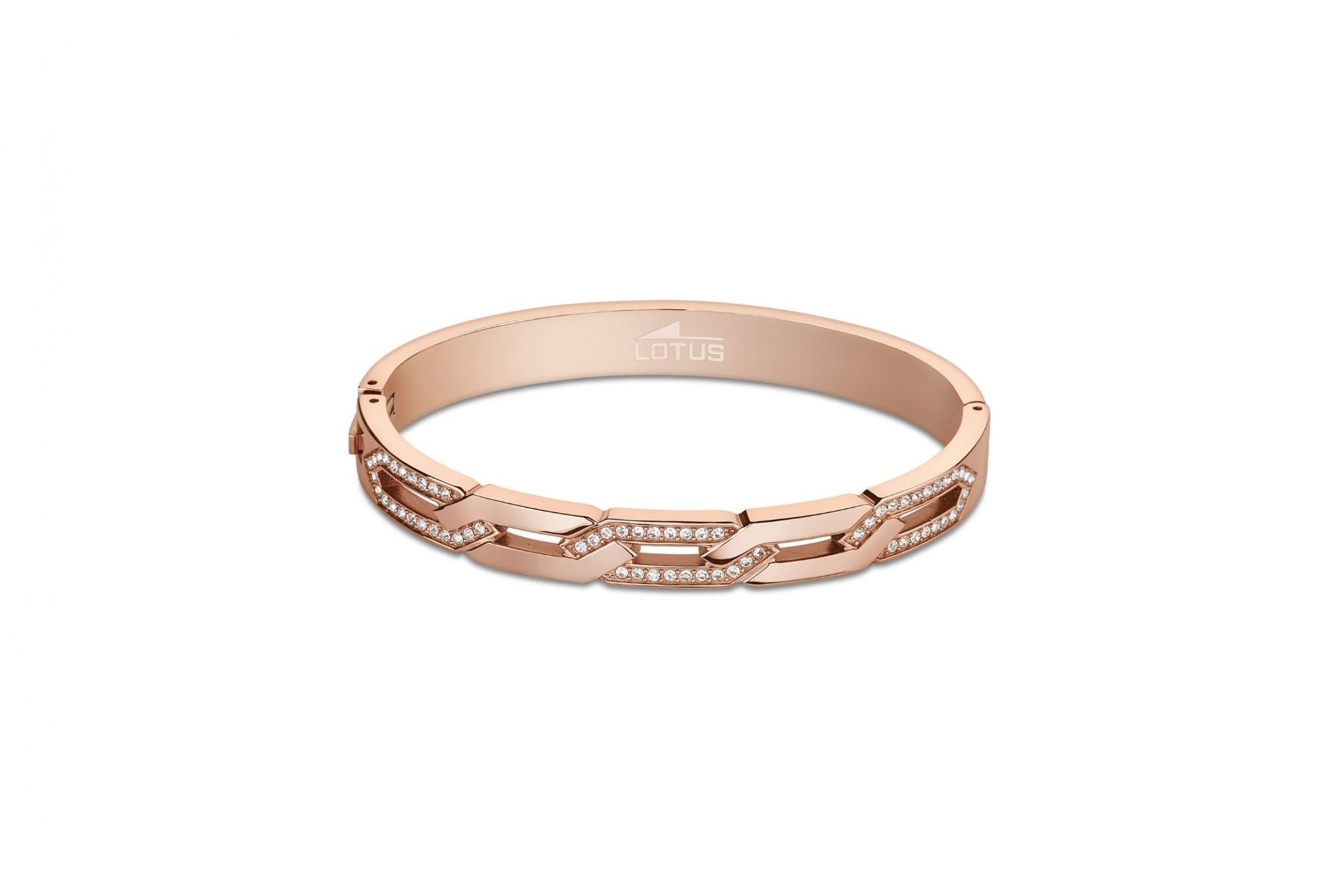 Bracciale rigido donna Lotus style acciaio rosè ls2114-2/1