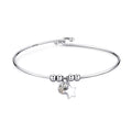 Bracciale rigido donna Sagapò punto luce con stella skt31