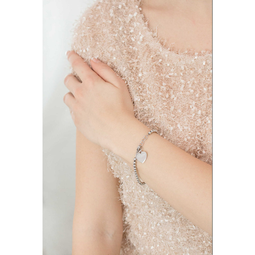 Bracciale sagapo collez. Happy SHAC10 con Cuore