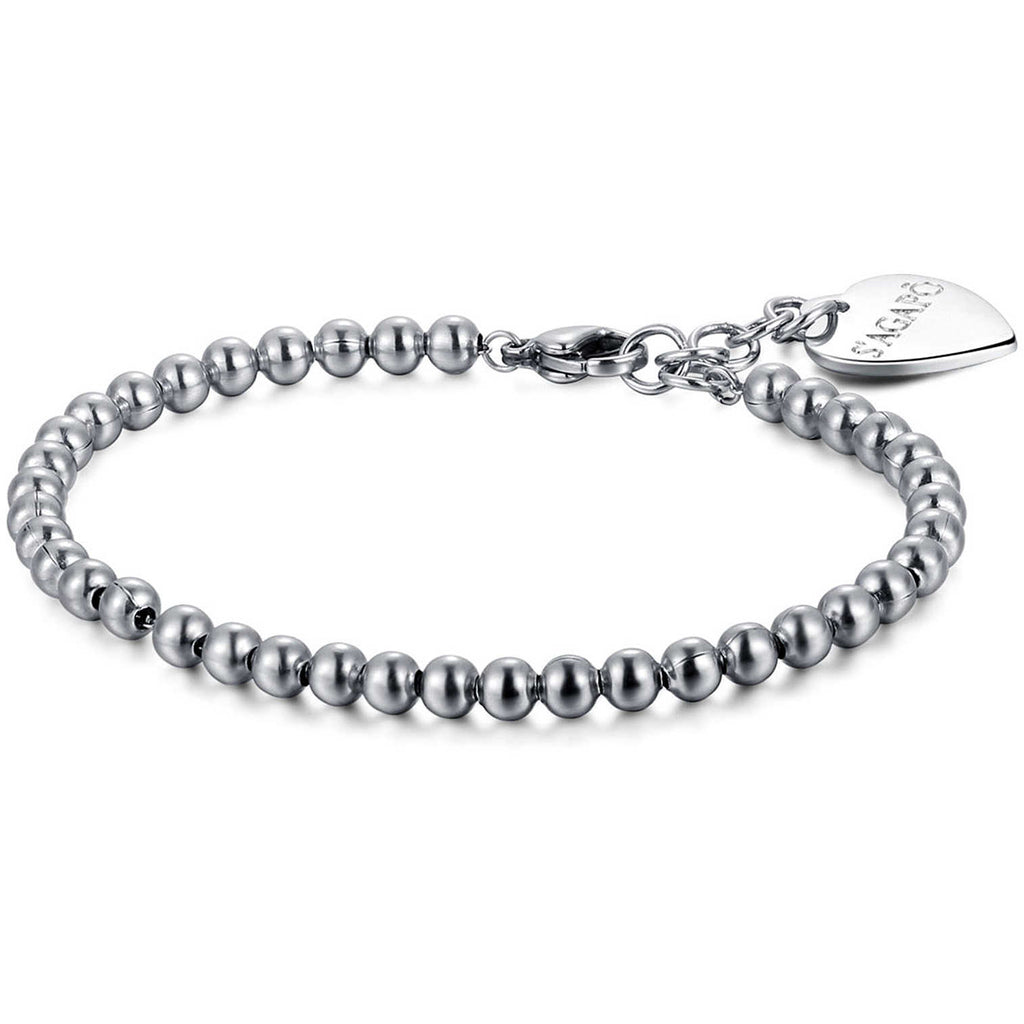 Bracciale sagapo collez. Happy SHAC10 con Cuore