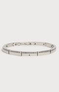 Bracciale sottile Bikkembergs uomo con diamante banb02ww