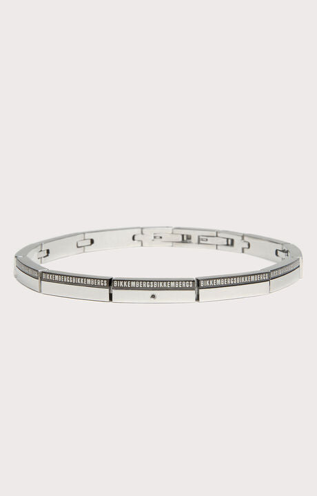 Bracciale sottile bikkembergs uomo con diamante banb02wb