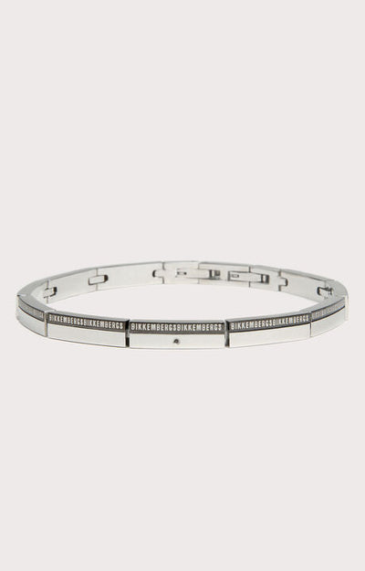 Bracciale sottile bikkembergs uomo con diamante banb02wb