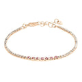 Bracciale teninis donna Stroili con zirconi rosa
