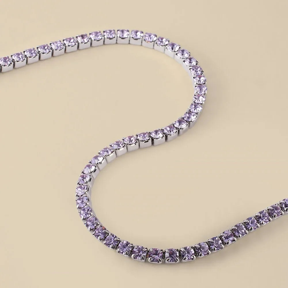 Bracciale tennis In acciaio rodiato e cristalli Stroili donna