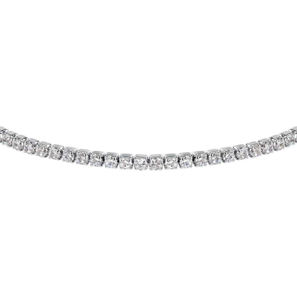 Bracciale tennis Morellato uomo argento e zirconi SATT15