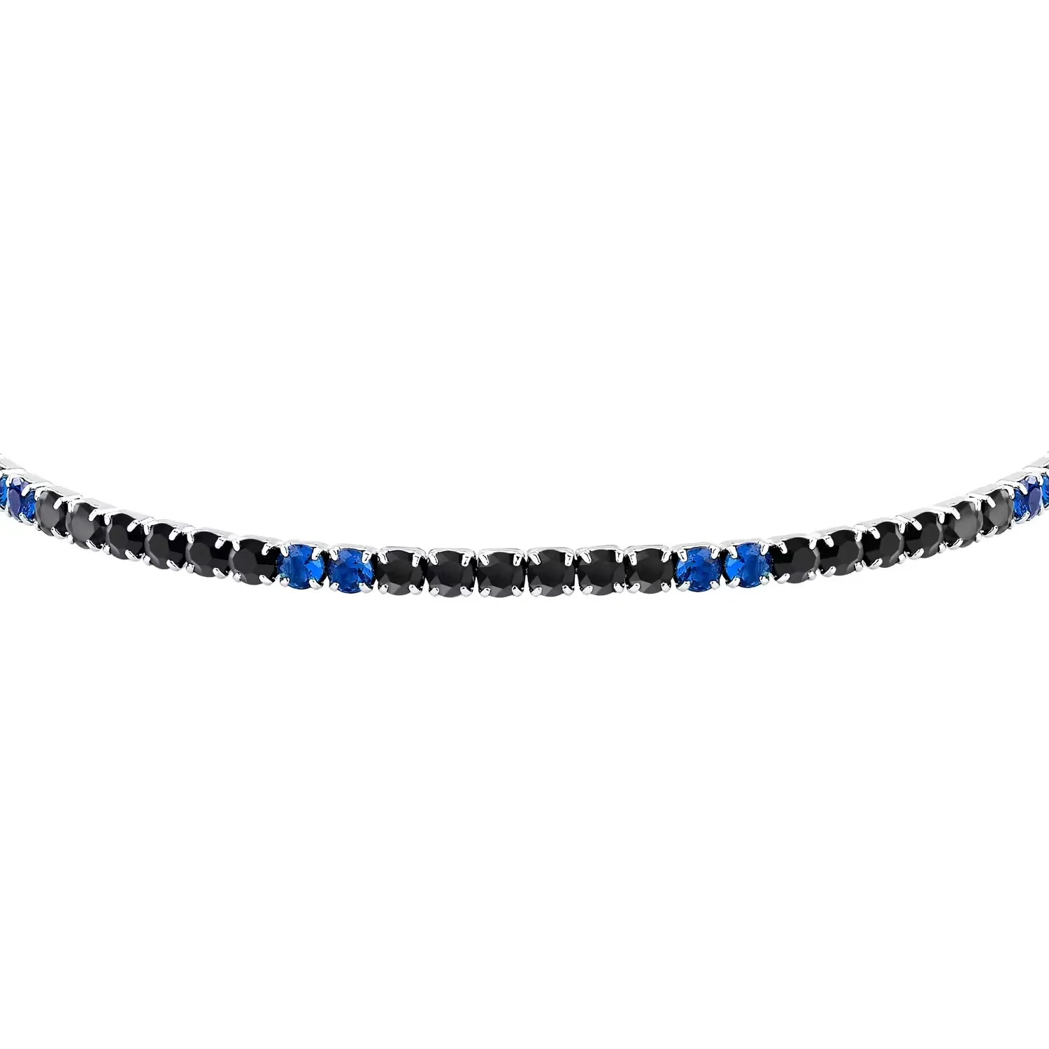 Bracciale tennis Morellato uomo argento e zirconi SATT27
