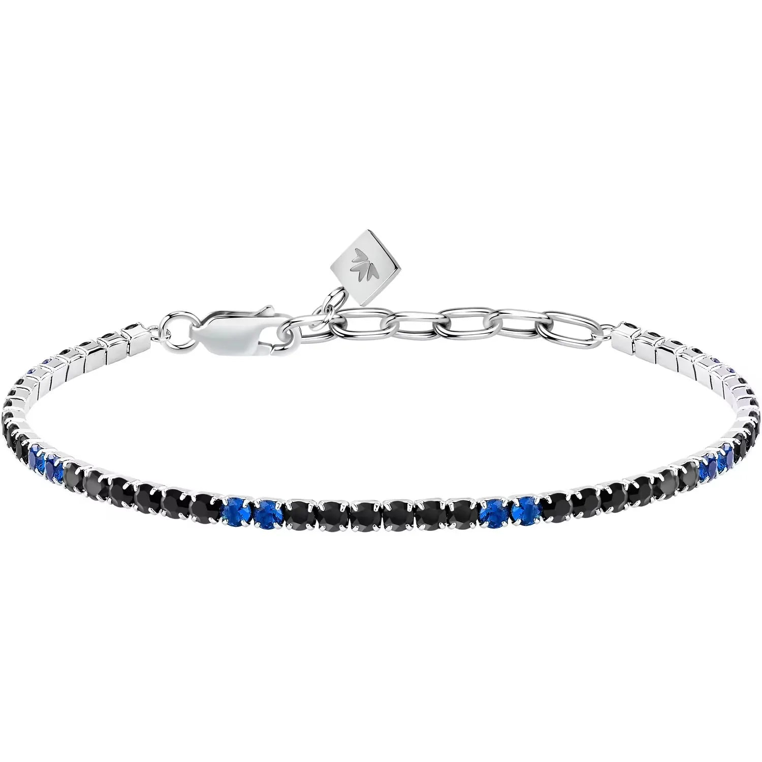 Bracciale tennis Morellato uomo argento e zirconi SATT27
