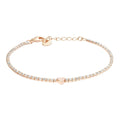 Bracciale tennis Stroili donna in metallo rosato e cristalli