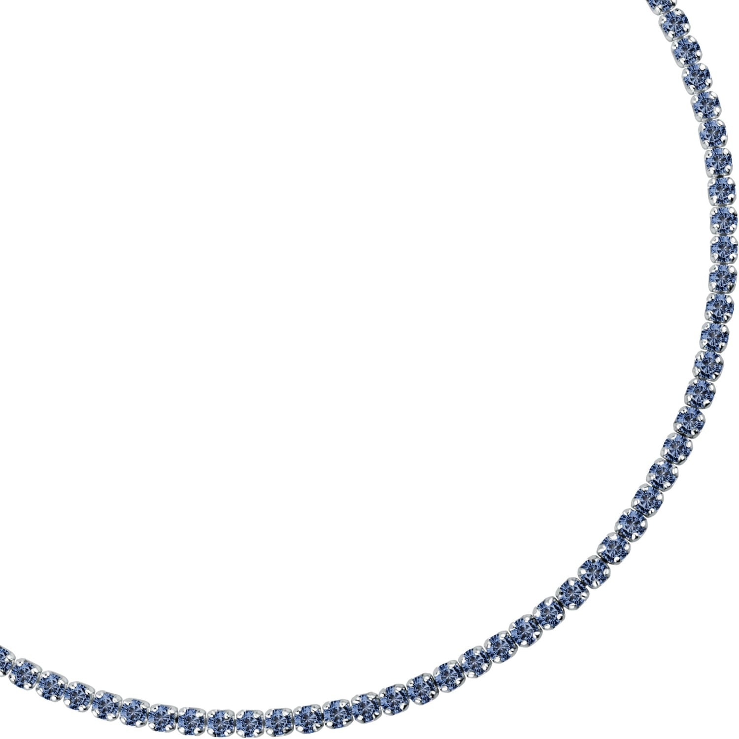 Bracciale tennis donna in argento con zirconi blu Le petite story lps05awv33