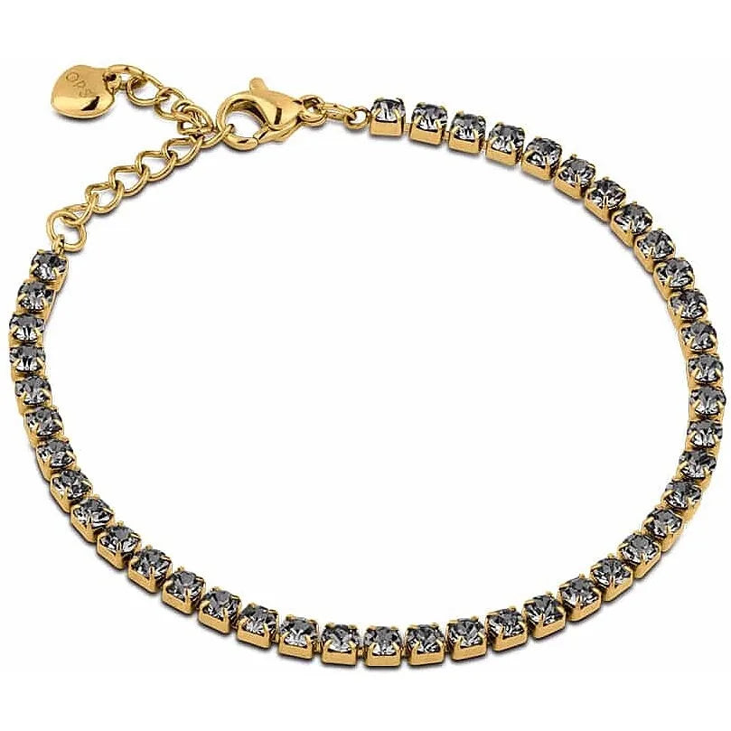 Bracciale tennis donna Ops in acciaio con zirconi OPSBR-938