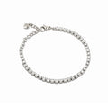 Bracciale tennis donna Ops in acciaio con zirconi bianchi opsbr-897