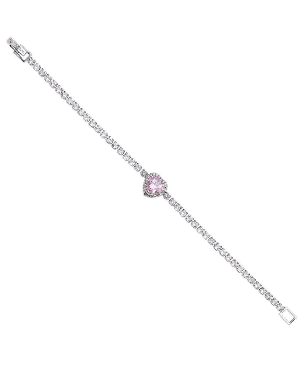 Bracciale tennis donna Ottaviani con cuore e zirconi