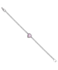Bracciale tennis donna Ottaviani con cuore e zirconi