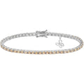 Bracciale tennis donna argento 925 gioiello Comete bra 170
