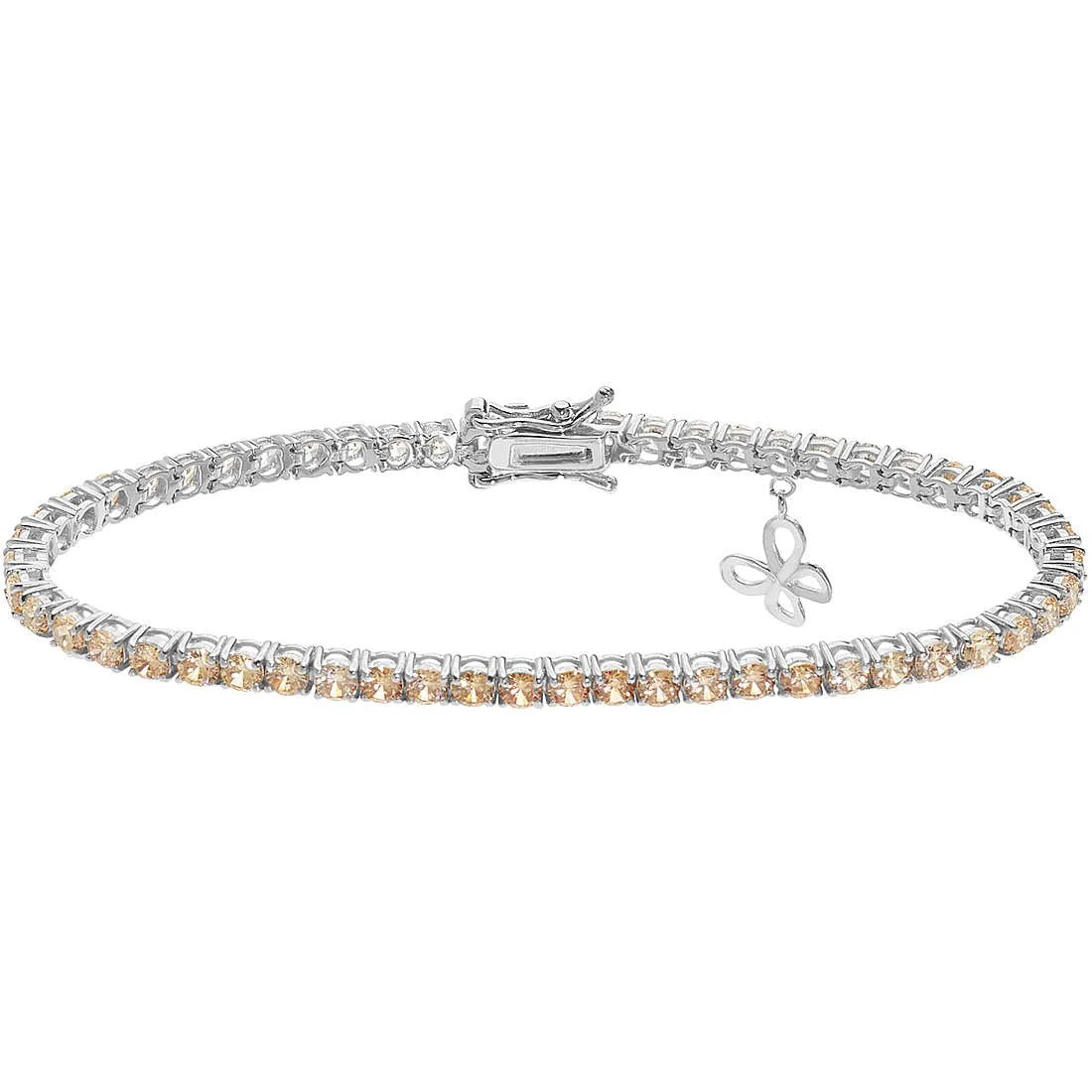 Bracciale tennis donna argento 925 gioiello Comete bra 170