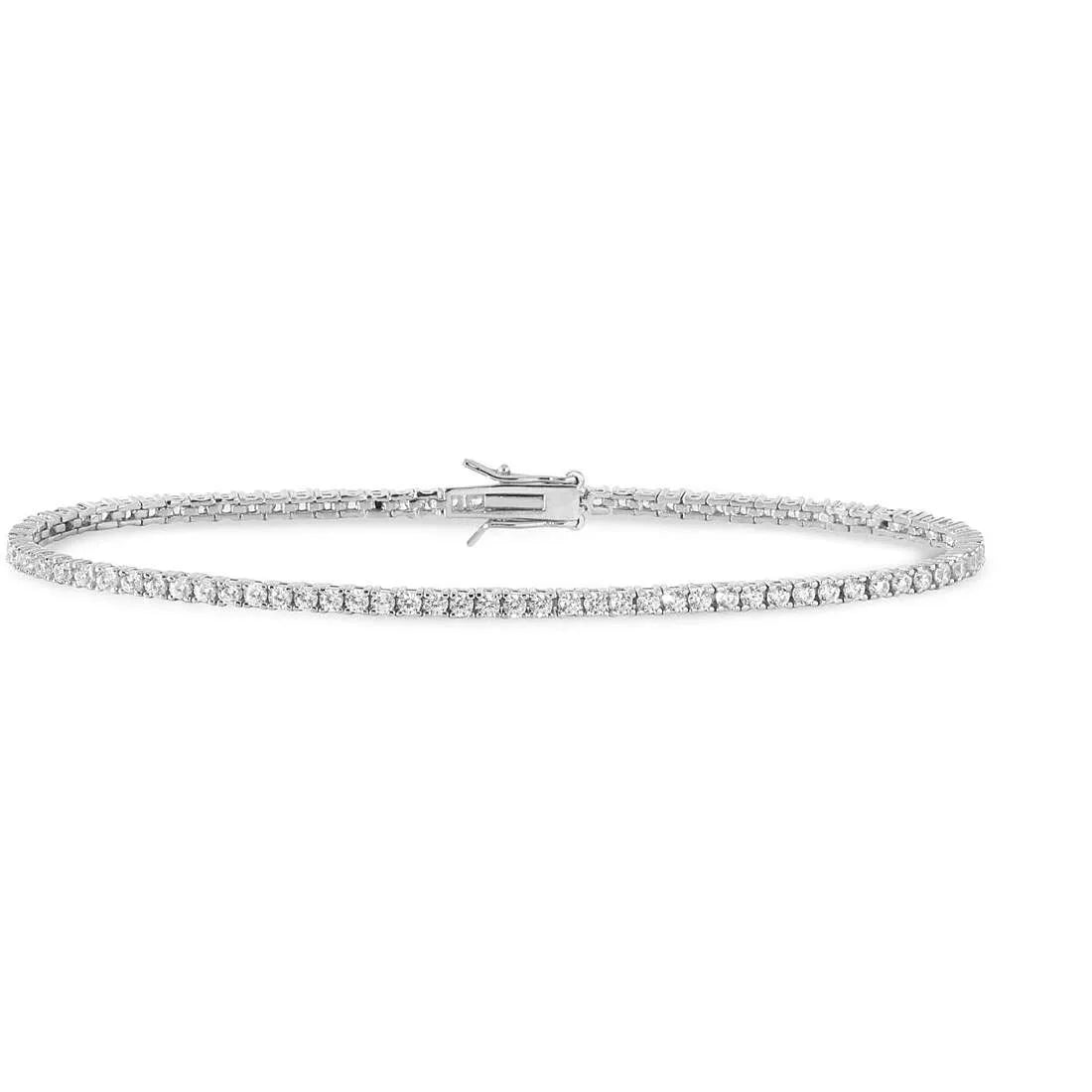 Bracciale tennis donna argento 925 gioiello Comete bra 175