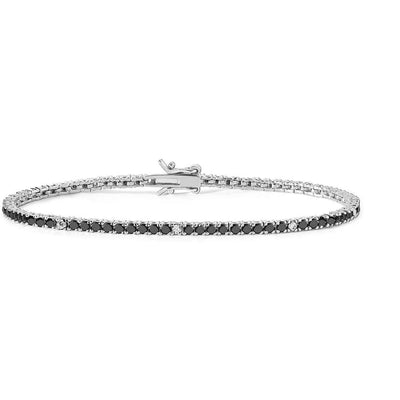 Bracciale tennis donna argento 925 gioiello Comete bra 176