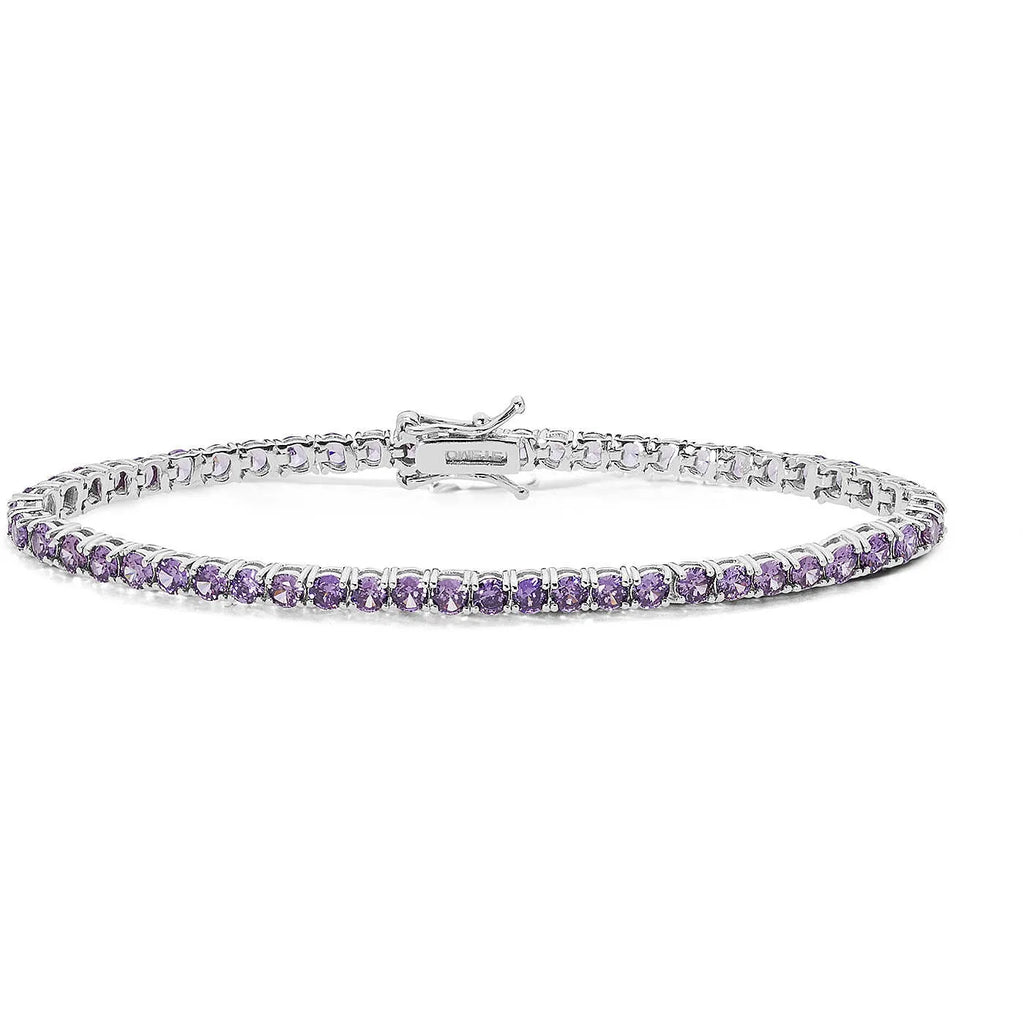 Bracciale tennis donna argento 925 gioiello Comete bra 238