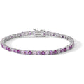 Bracciale tennis donna argento 925 gioiello Comete bra 268