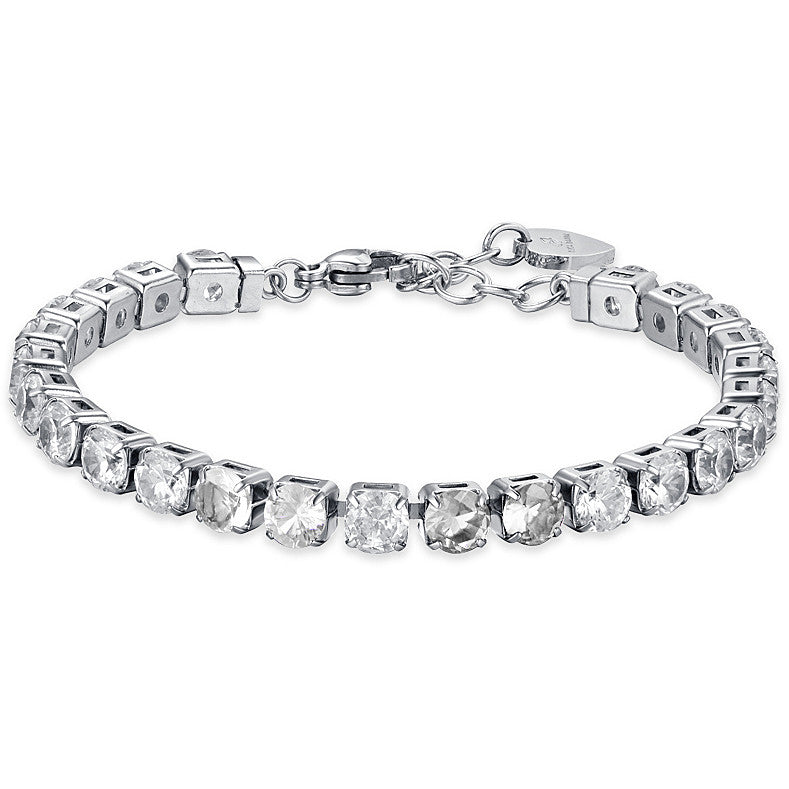 Bracciale tennis donna gioielli Luca Barra bk2365