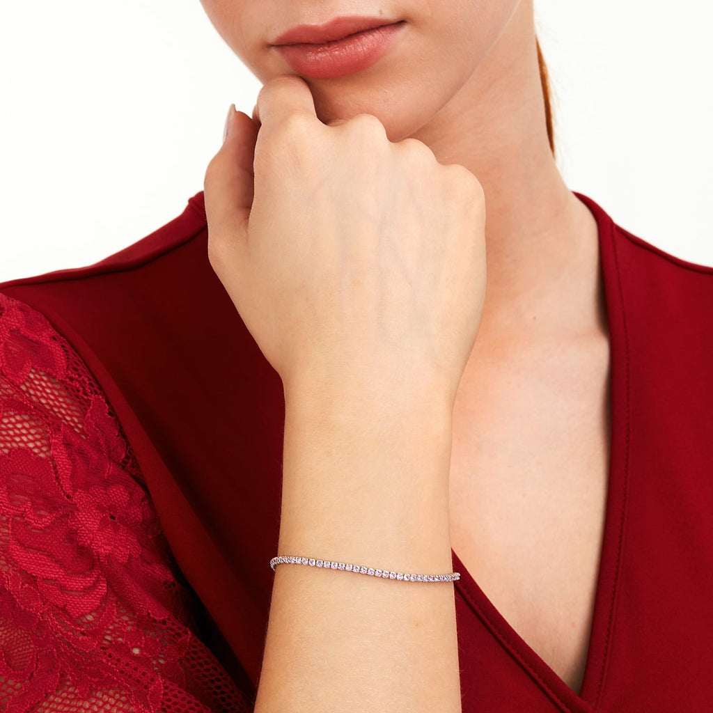 Damen-Tennisarmband in Roségold von Le Petite Story lps05awv32