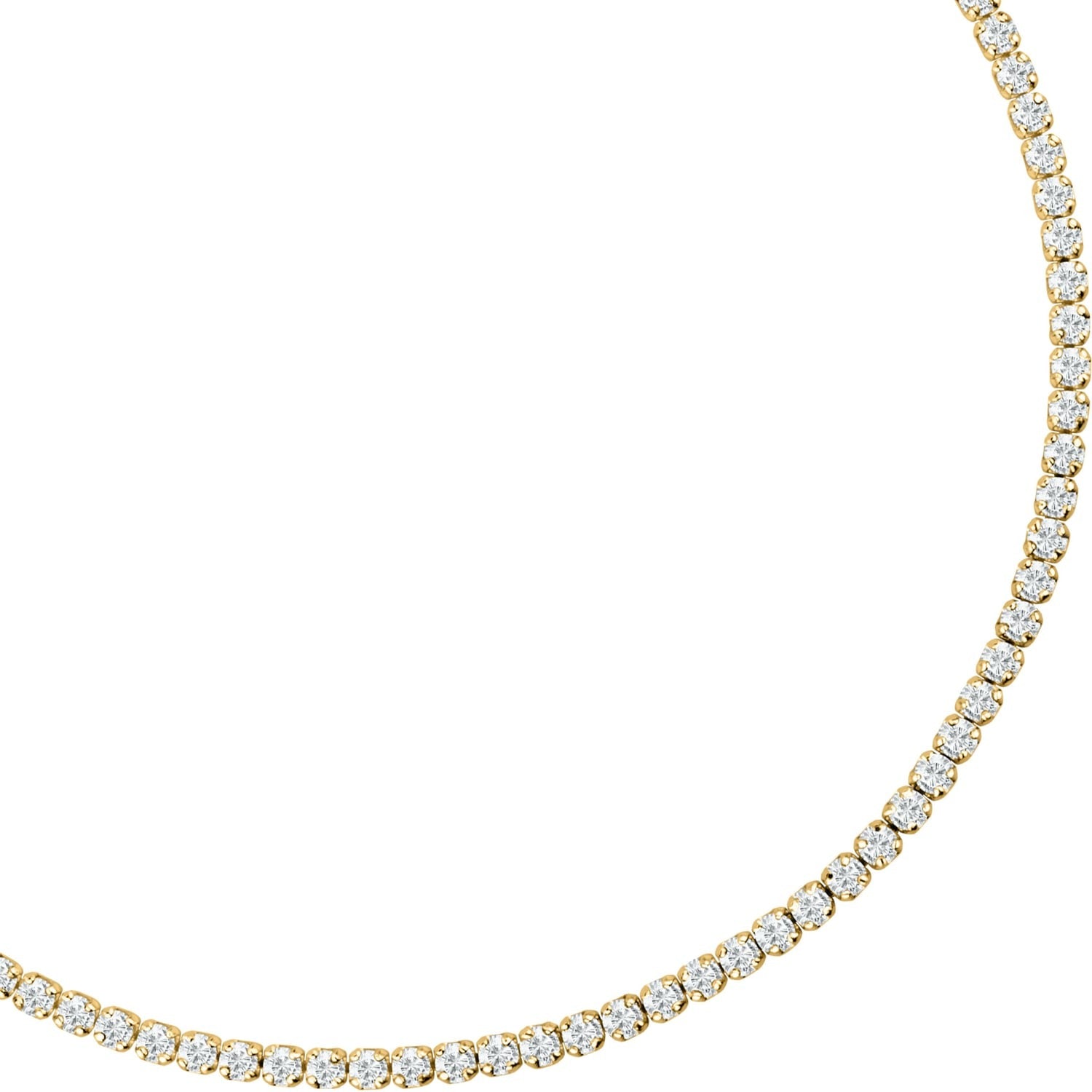 Bracciale tennis dorato donna in argento Le petite story lps05awv34