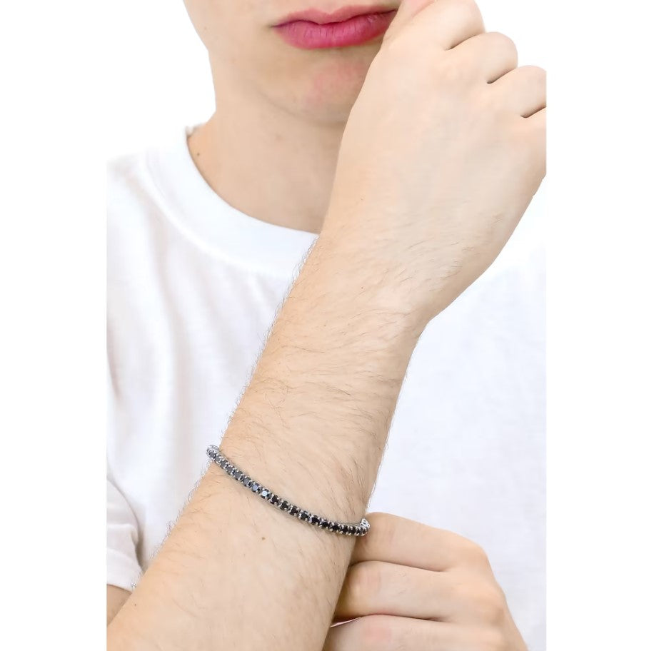 Bracciale tennis uomo gioielli Maserati jm222avc04