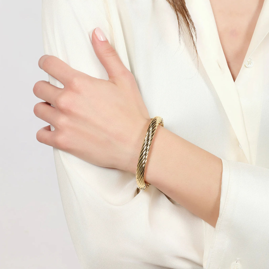 Bracciale torchon dorato Unoaerre 2795