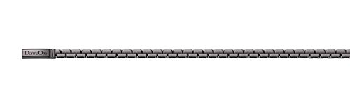 Elements DonnaOro Unisex-Armband aus geschwärztem 925er Silber, 20 cm