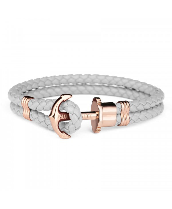 Unisex-Armband Anker Roségold Grau Paul Hewitt PH-PH-L-R-Gr-S