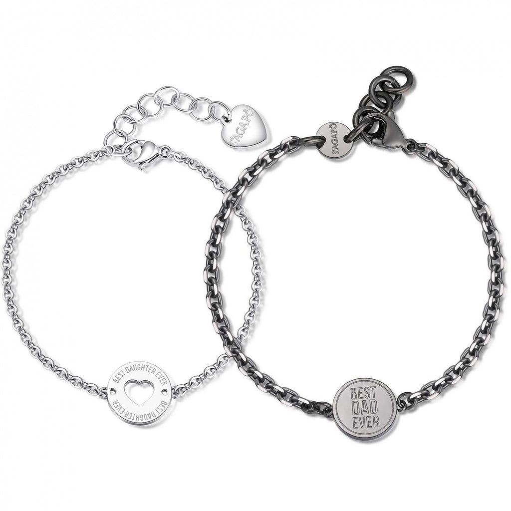 Unisex-Armband Sagapò Me You sey15 Vater-Sohn