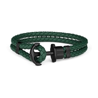 Unisex-Armband aus grünem Leder Paul Hewitt Ph-l-b-g-xxl