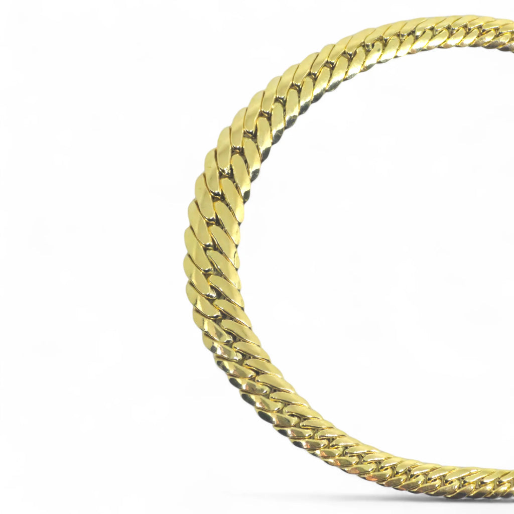Bracciale unisex in oro 18 carati modello snake