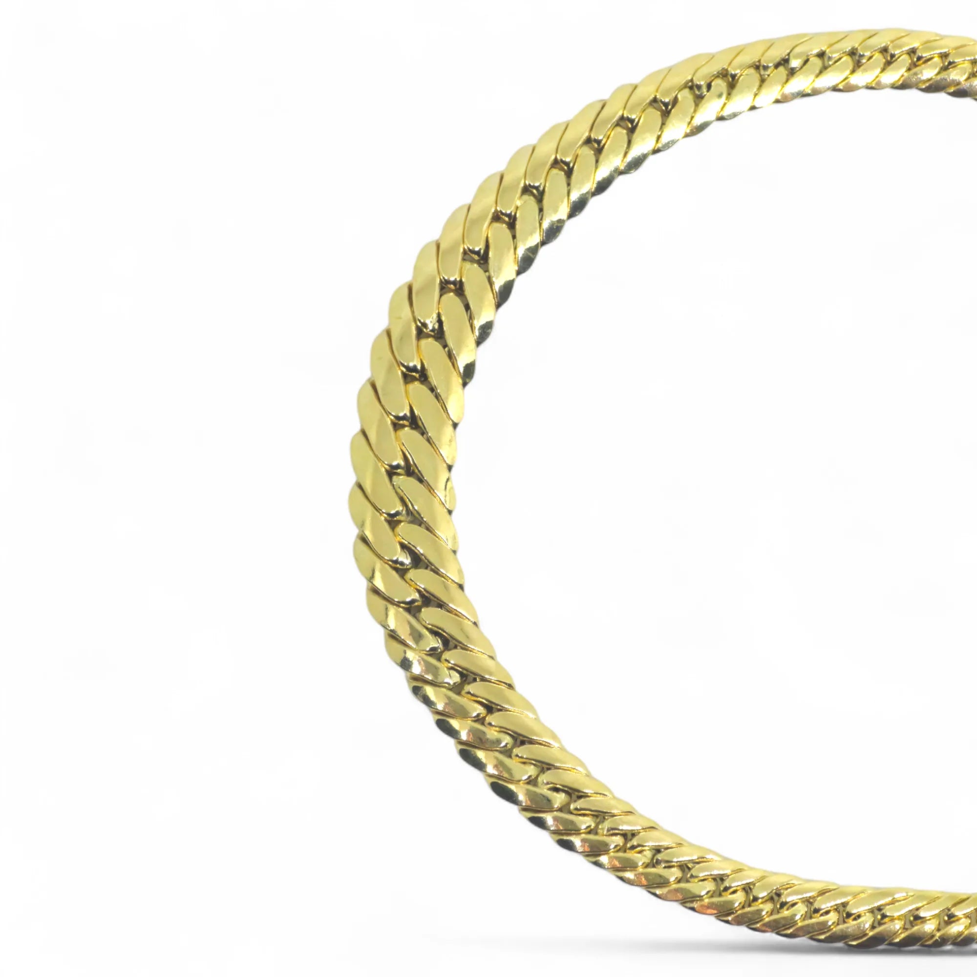 Bracciale unisex in oro 18 carati modello snake