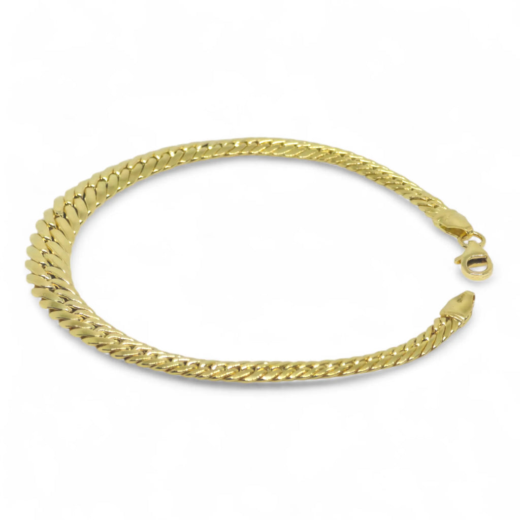 Bracciale unisex in oro 18 carati modello snake