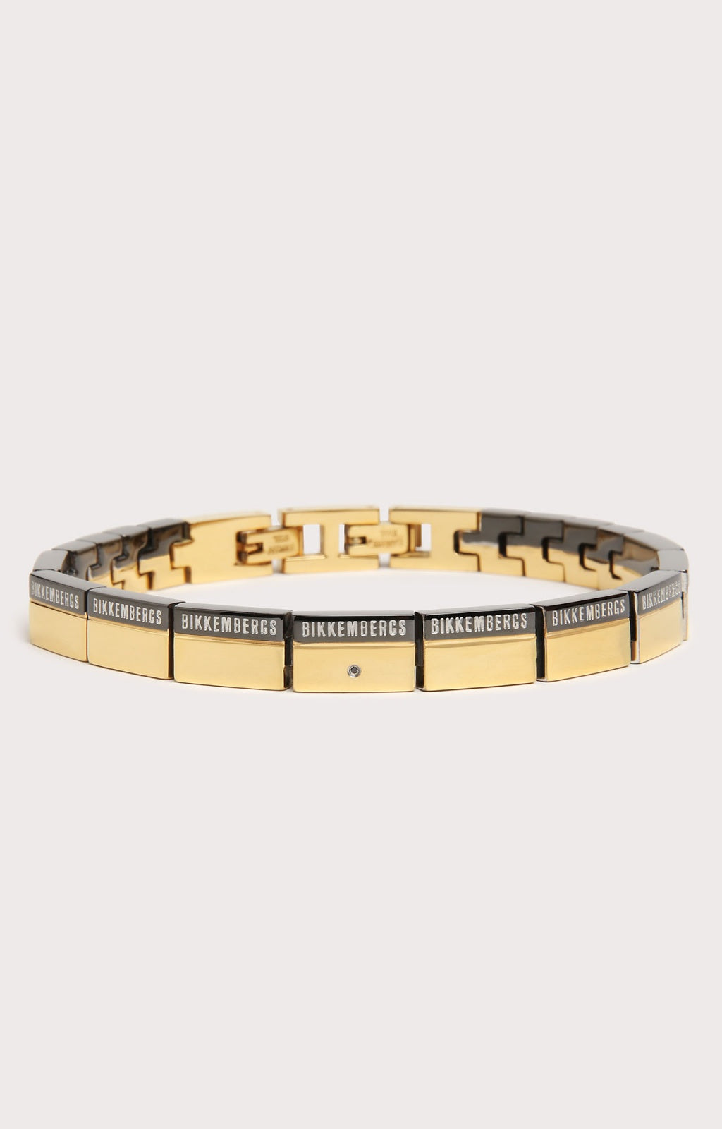 Bracciale uomo Bikkembergs in acciaio con diamante banb01gb