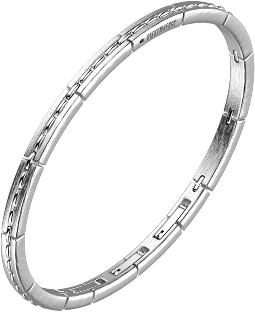 Bracciale uomo Bikkembergs in acciaio con diamante inpb02ww