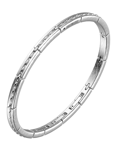Bracciale uomo Bikkembergs in acciaio con diamante inpb02ww
