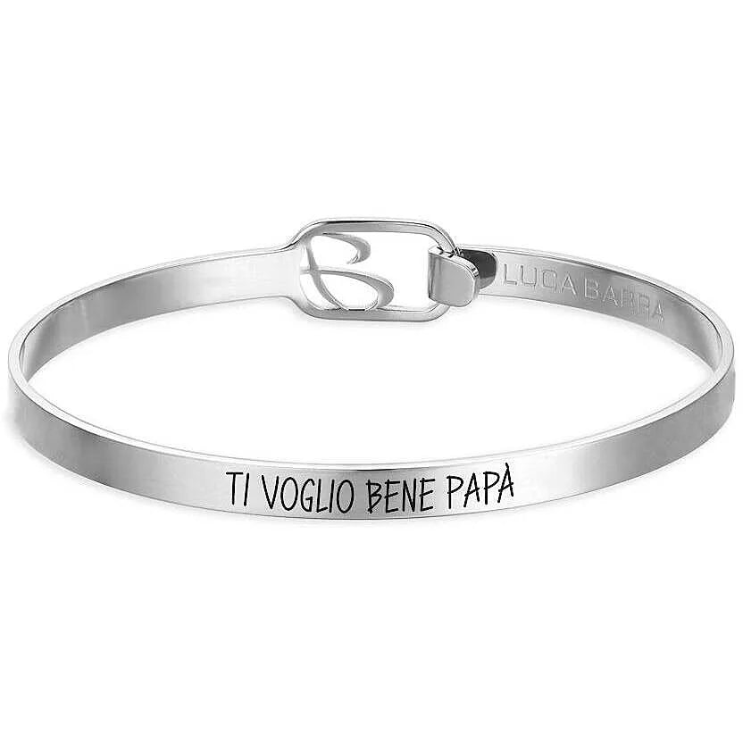 Bracciale uomo Luca Barra Ti voglio bene papà ba1503