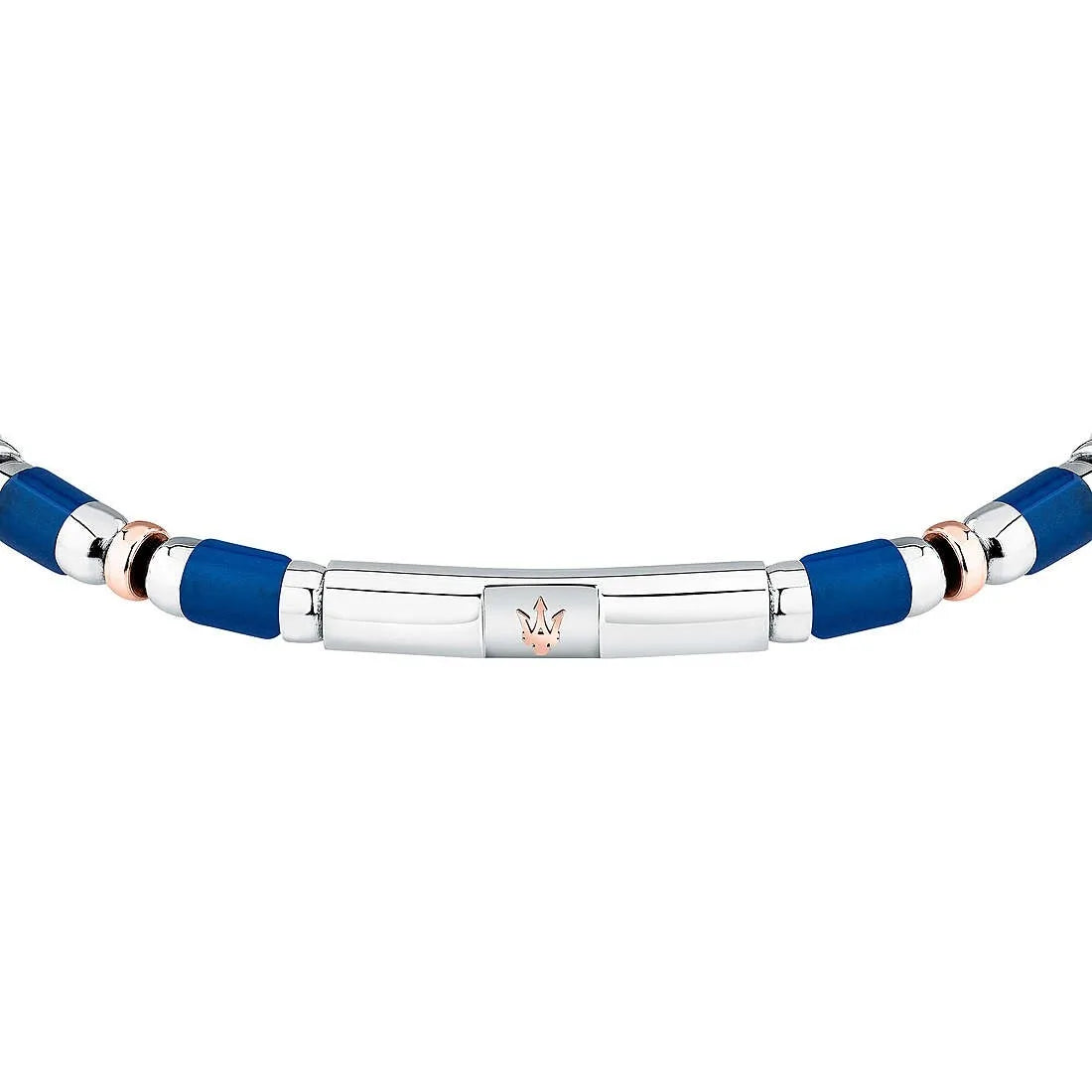 Bracciale uomo Maserati blu Iconic jm334avd45