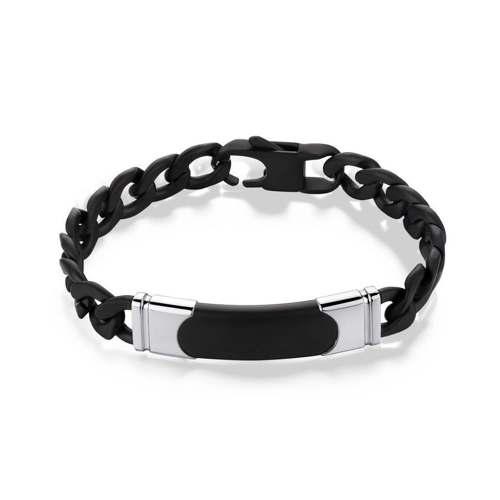 Bracciale uomo Sagapò nero skr14