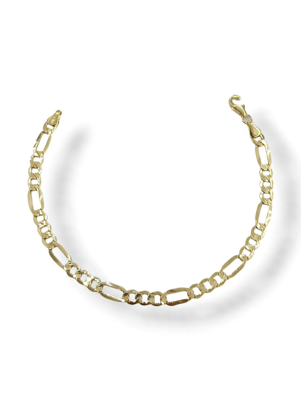 Bracciale uomo a catena 3+1 in oro giallo 18kt