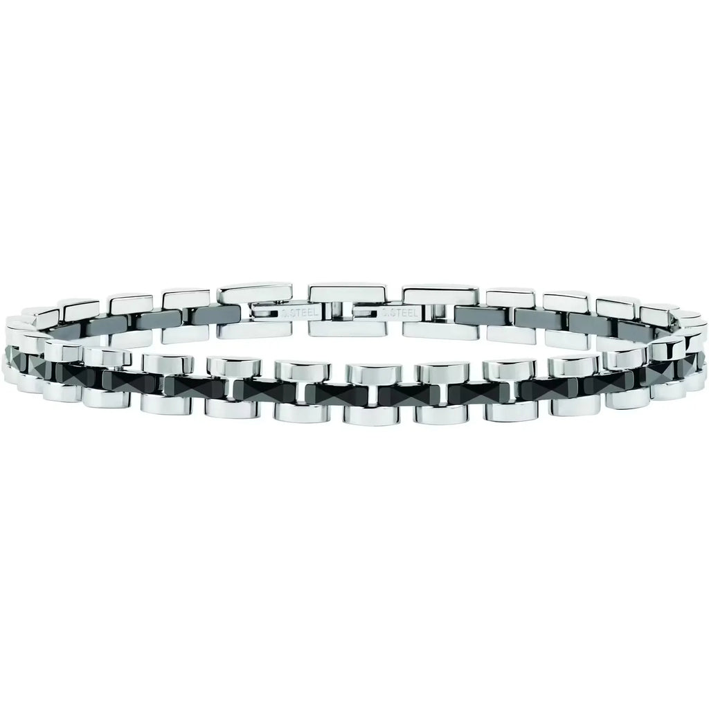 Bracciale uomo acciaio Sector ceramic safr05